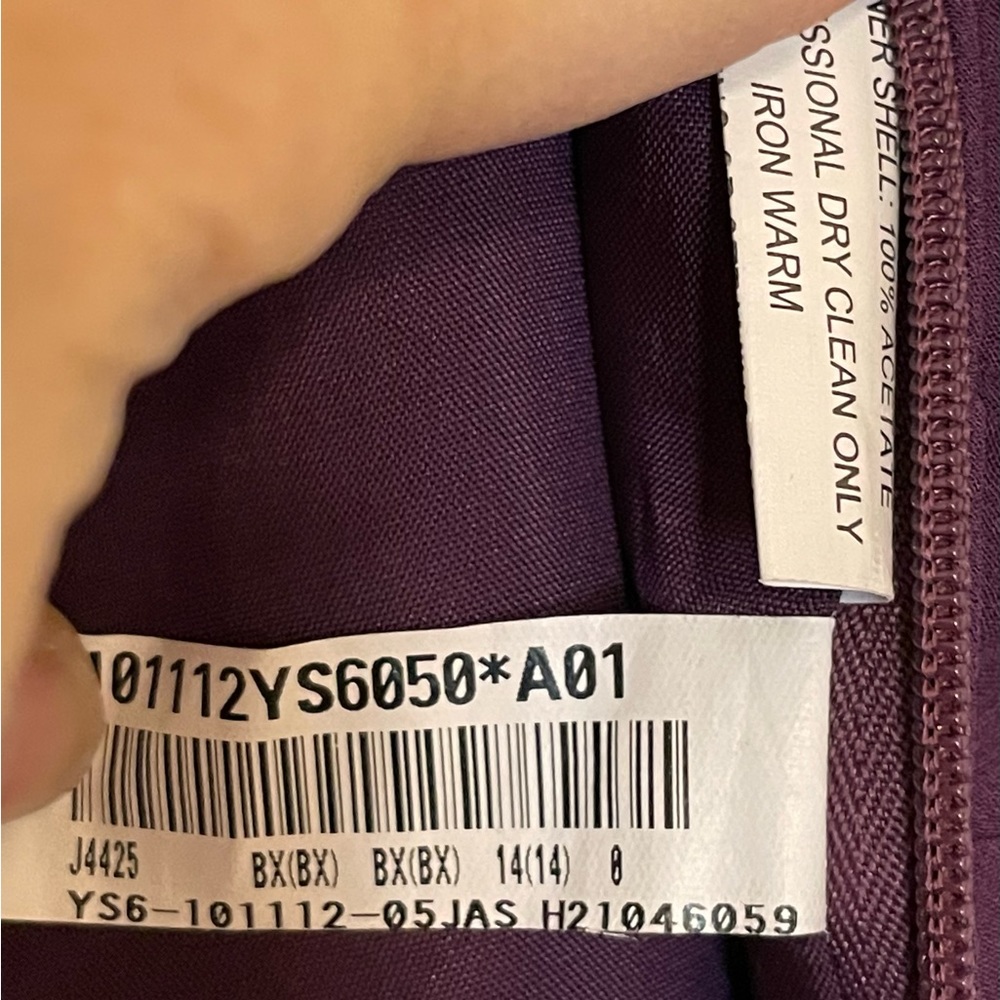 Jade by Jasmine J4425 Mother of the Bride Purple Plum Ruffle Formal Long Gown - Picture 15 of 16